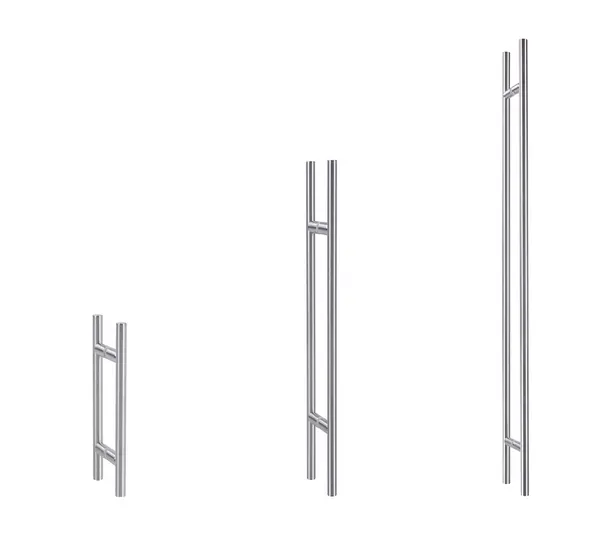 Bar handle ø 25, Colour scheme brushed,  Centre distance (C-C) 1000 mm, Length (L) 1200mm 